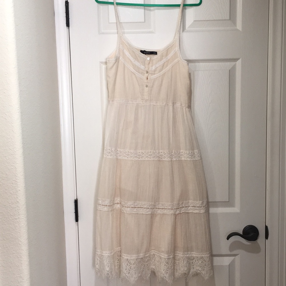 🐰Bershka Light Pink Maxi Dress